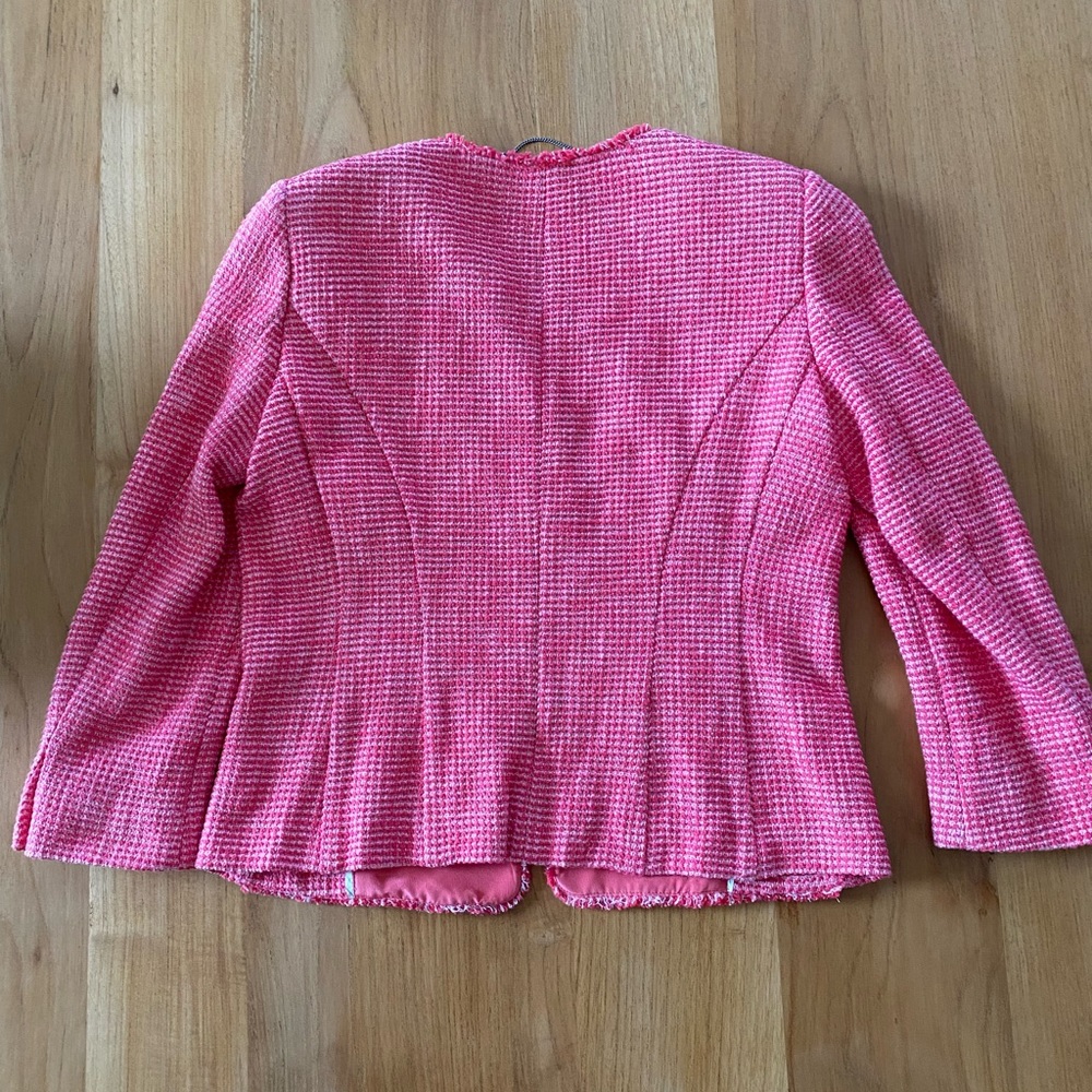 MaxMara Weekend Cotton-Blend Basketweave Jacket - Picture 2 of 9